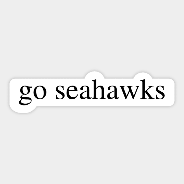 go seahawks Sticker by delborg